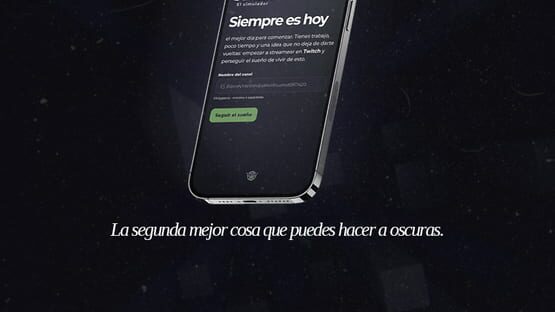 Screenshot Simulador StreamHub