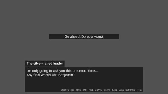 Screenshot There's Always a Madman: Do Your Worst