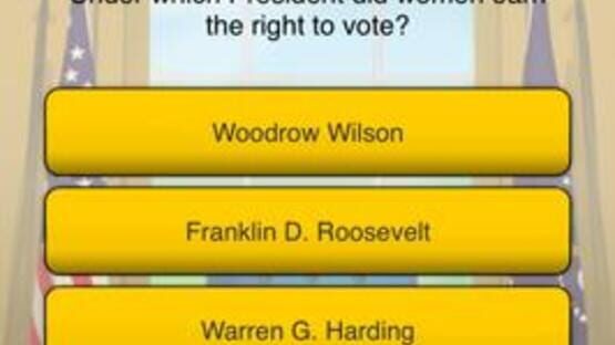 Screenshot Presidents Quizzer