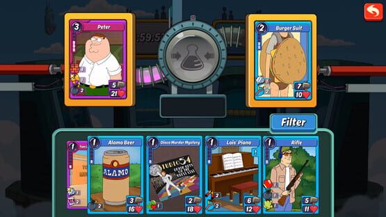 Screenshot Animation Throwdown: The Quest for Cards
