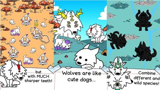 Screenshot Wolf Evolution: Merge and Create Mutant Wild Dogs