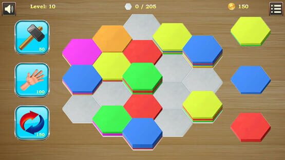 Screenshot Sort Hexa Tiles