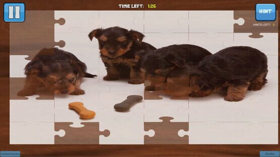 Screenshot Bepuzzled Puppy Dog Jigsaw Puzzle