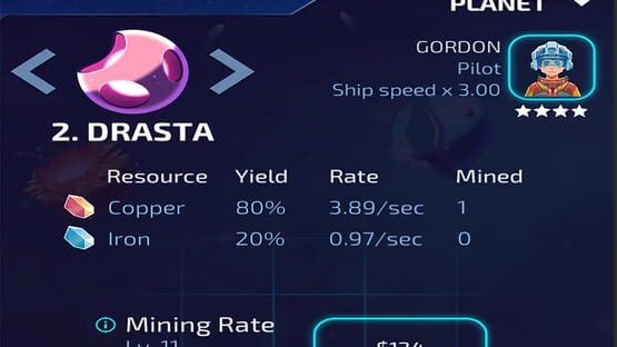 Screenshot Idle Planet Miner