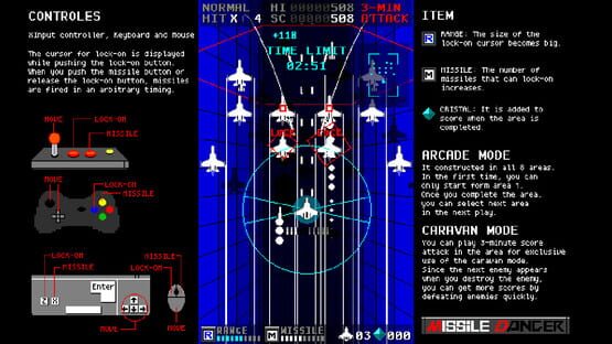 Screenshot MissileDancer