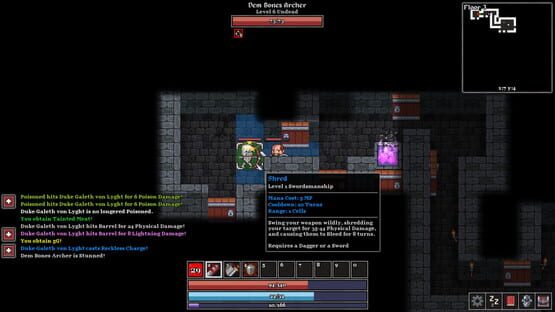 Screenshot Claustrophobia: The Downward Struggle