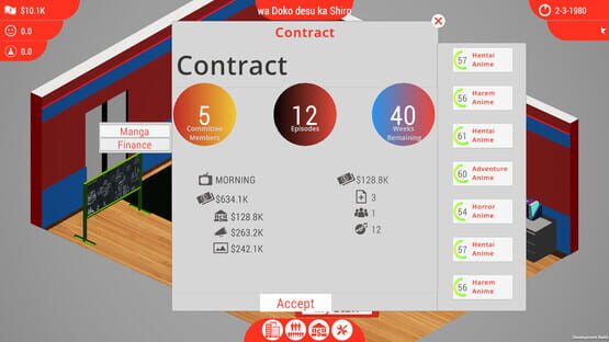 Screenshot Anime Studio Tycoon