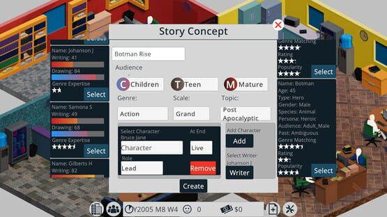 Screenshot Comic Book Tycoon