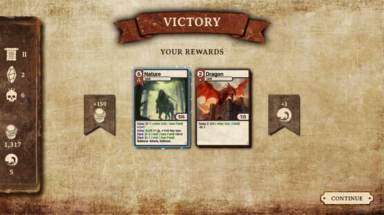 Screenshot Infinite Cards