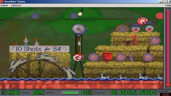Screenshot Smokin' Guns - Shooting Gallery