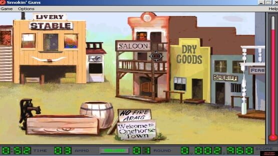 Screenshot Smokin' Guns - Shooting Gallery