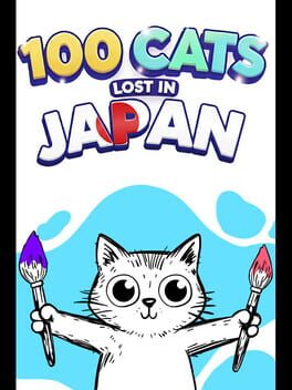 Cover 100 Cats Lost in Japan Find & Color