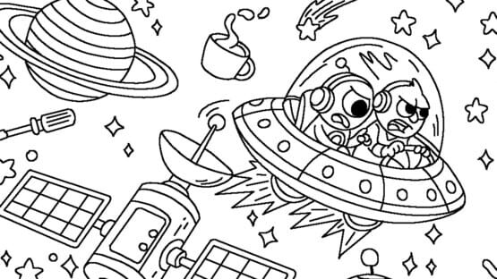 Screenshot 100 Cats Lost in the Future Find & Color