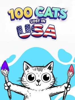 Cover 100 Cats Lost in Usa Find & Color