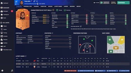 Screenshot Pro Basketball Manager 2027