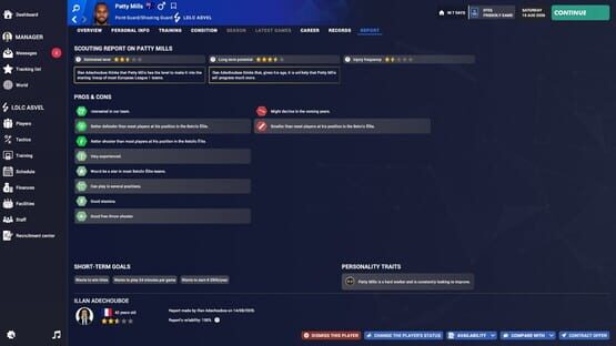 Screenshot Pro Basketball Manager 2027