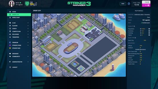 Screenshot Striker Manager 3