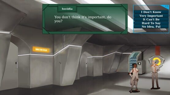 Screenshot A2Be: A Science Fiction Narrative