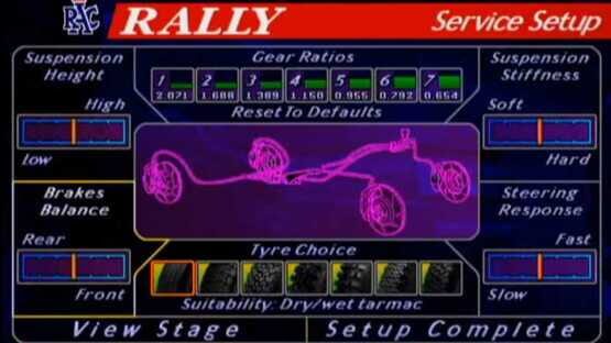 Screenshot Network Q RAC Rally Championship