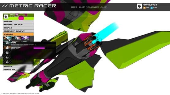 Screenshot Metric Racer