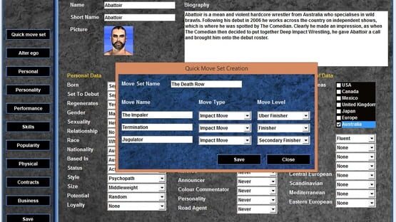 Screenshot Total Extreme Wrestling 2010