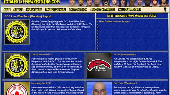 Screenshot Total Extreme Wrestling 2010