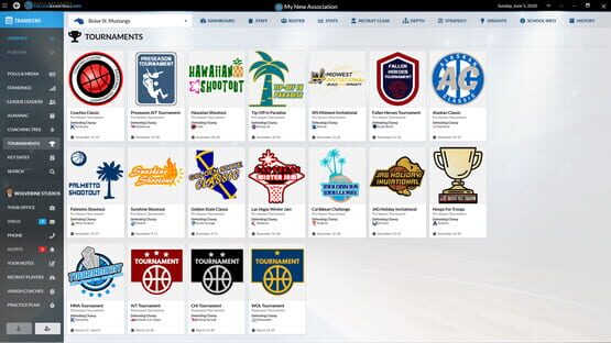 Screenshot Draft Day Sports: College Basketball 2020