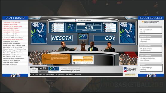 Screenshot Draft Day Sports: Pro Basketball 2019
