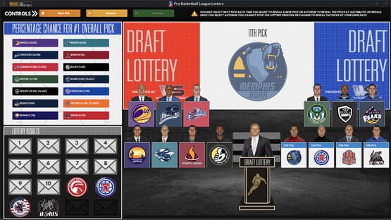 Screenshot Draft Day Sports: Pro Basketball 2024