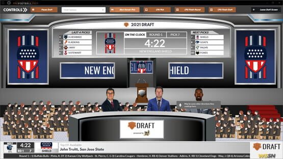 Screenshot Draft Day Sports: Pro Football 2021