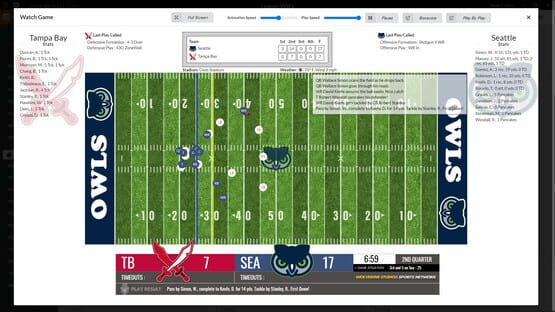 Screenshot Draft Day Sports: Pro Football 2021