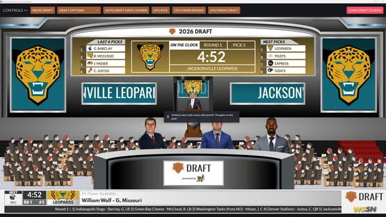 Screenshot Draft Day Sports: Pro Football 26