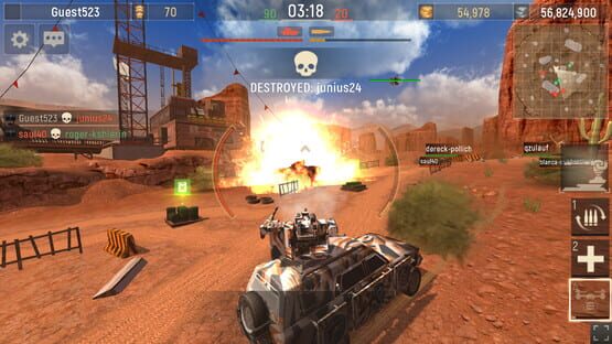 Screenshot Metal Force: Tank Games Online