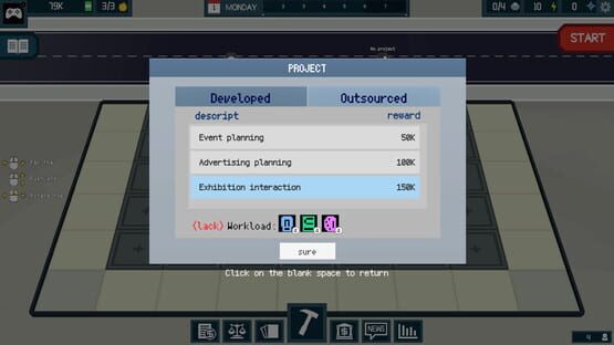 Screenshot Overwork Empire