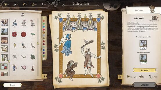 Screenshot Scriptorium: Master of Manuscripts