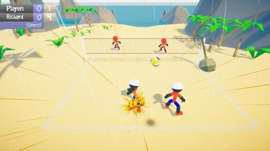 Screenshot Stickman Beach Volleyball Deluxe