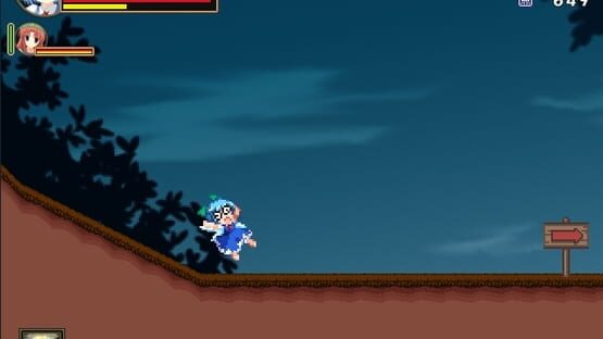 Screenshot Meiling to Cirno no Yokai no Yama Daibouken