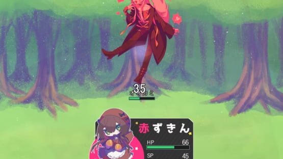 Screenshot Yandere Okami vs. Bouryoku Akazukin
