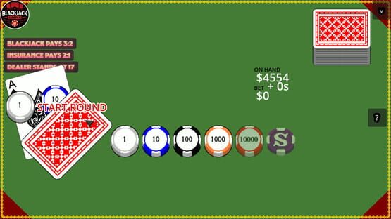 Screenshot Blackjack Simple