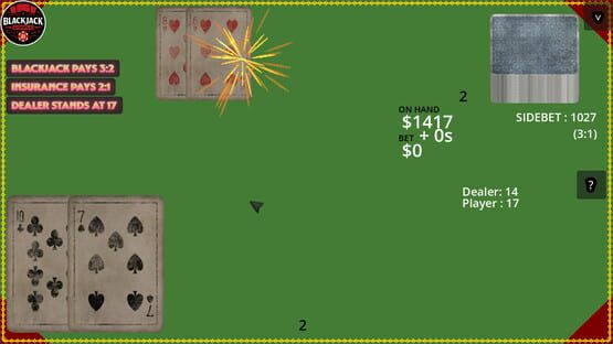 Screenshot Blackjack Simple