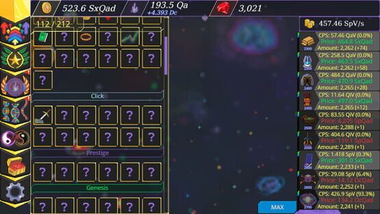 Screenshot Zero Idle