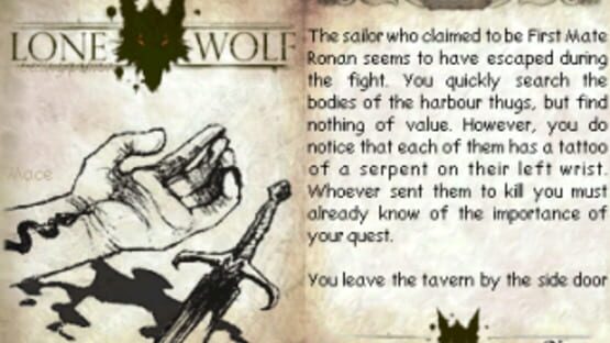 Screenshot Lone Wolf DS II: Fire On The Water