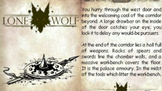 Screenshot Lone Wolf DS V: Shadow On the Sand