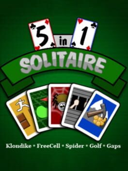 Cover 5 in 1 Solitaire